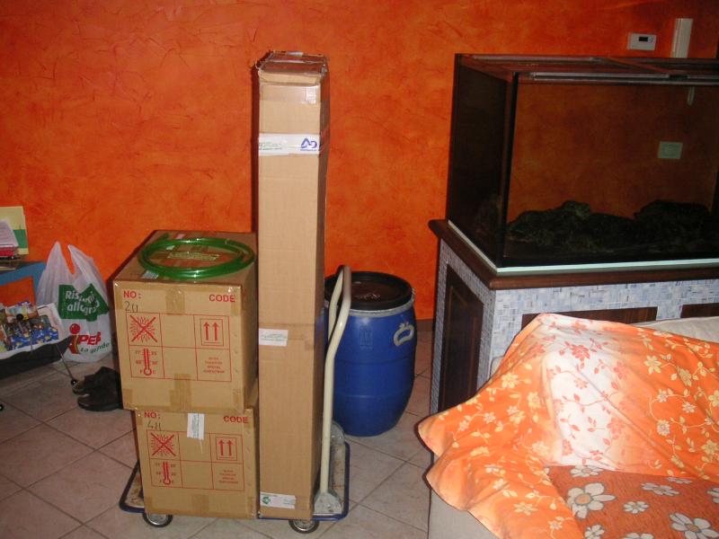 Primo acquisto: 40 kg rocce vive a scatola chiusa e plafoniera