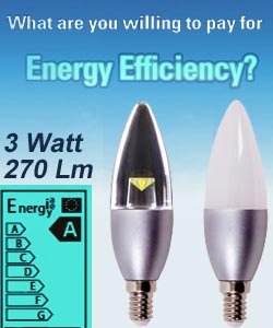 270 lumens led candle bulbs 3 watt
Aladdin lights 100-130 Lm/W a Using MCOB led source design and R & D, OEM LED Lights an innovative manufacturer of high quality, High luminous efficacy LED Lighting supplied at truly affordable prices (ledaladdin.com)