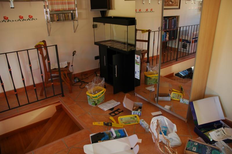All'et di 18 anni avevo la passione per il mondo degli acquari a tal punto che li assemblavo con le mie mani....dopo pi di 20 anni mi  venuta la passione spinto anke dalla curiosit di mio figli.Cosi mi sono lanciato ed ho acquistato un juwell mod. rio 180. Ed ho usato tutti i prodotti della DENNERLE per il suo allestimento...